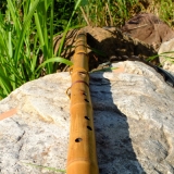 Hemisphere bamboo flute @ 432bamboo.com