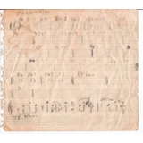 John Coltrane – Handwritten Manuscript for Stablemates, etc.