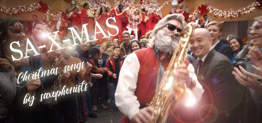 Christmas songs with sax!